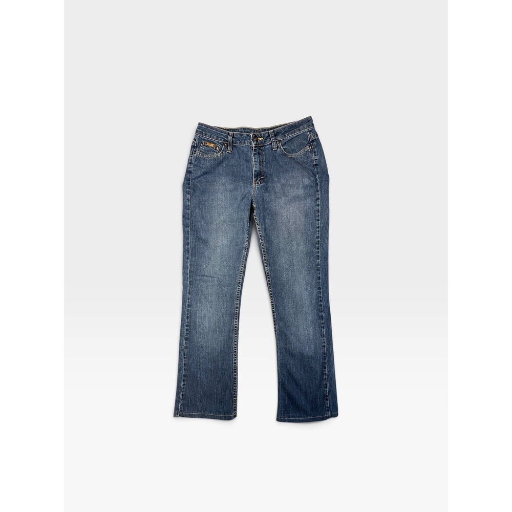 Lee Riders Blue Bootcut Denim Jeans Faded - Stretch Women's Size 6